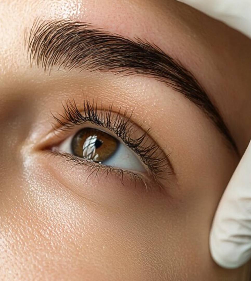 Restructuration des sourcils (création cire+pince)